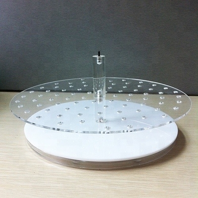 Çevre Dostu Tezgah Akrilik Takı Tutucu 3mm Kristal Parlatma