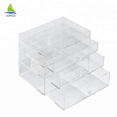 Sıcak Satış 3-Layer Plastik Makyaj Organizatör Akrilik