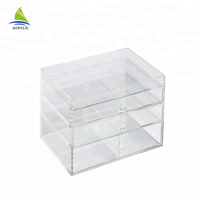Sıcak Satış 3-Layer Plastik Makyaj Organizatör Akrilik