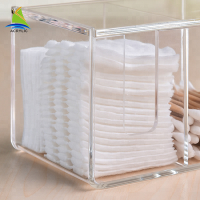Yeni Stil Çevirme Kapak Plastik Akrilik Makyaj pamuk Kozmetik Organizatör