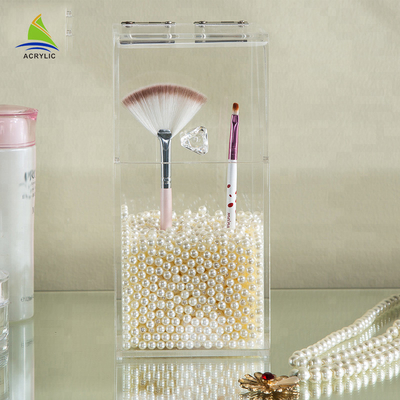 Üretim Özelleştirilmiş Plastik Makyaj Kozmetik Fırça Tutucu
