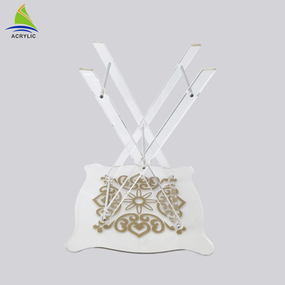 Deluxe Baskı Oturma Odası Sehpa / Oturma Odası İçin Yüksek Şeffaf Sehpa