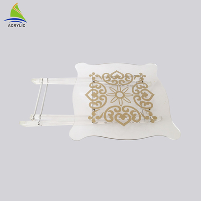 Deluxe Baskı Oturma Odası Sehpa / Oturma Odası İçin Yüksek Şeffaf Sehpa