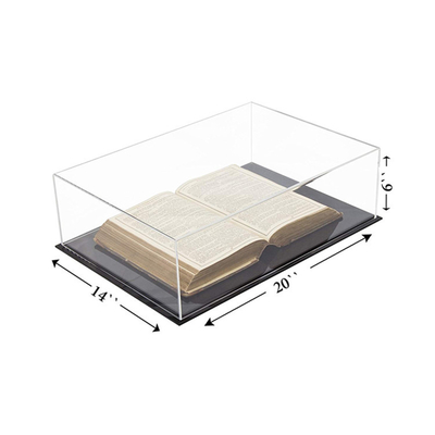Deluxe Şeffaf Akrilik Büyük Kitap Ekran Saklama Çantası