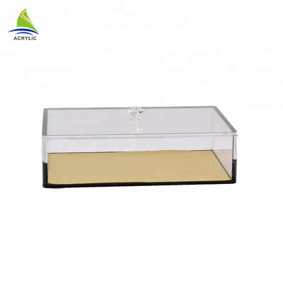 Eko Dostu Perspex Sürgülü Kapak Ekran Uzatma Şeffaf Akrilik Küp Kutuları