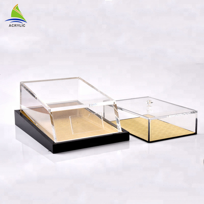 Eko Dostu Perspex Sürgülü Kapak Ekran Uzatma Şeffaf Akrilik Küp Kutuları