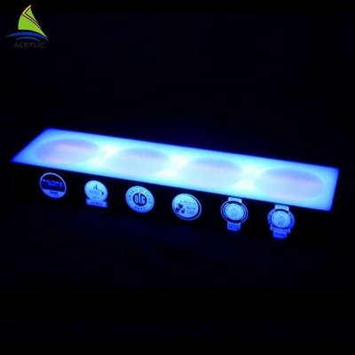 Modern Tasarım Temizle Led Şişe Ekranı Led Akrilik Şarap Şişesi Ekran Rafı