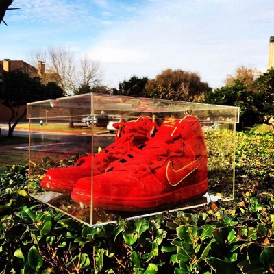 Promosyon Büyük Akrilik Sneaker Teşhir Kutusu / Nike Akrilik Teşhir Standları