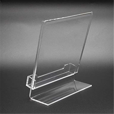5 &quot;X 7&quot; Lucite Pleksiglas Akrilik Kartvizit Cebi Ile Eğimli Ekle Burcu Tutucu