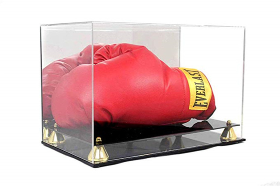 Deluxe Akrilik Yüksek Kalite Özel Boyut Boks Eldiveni Vitrinin