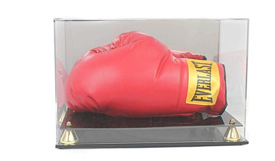 Deluxe Akrilik Yüksek Kalite Özel Boyut Boks Eldiveni Vitrinin