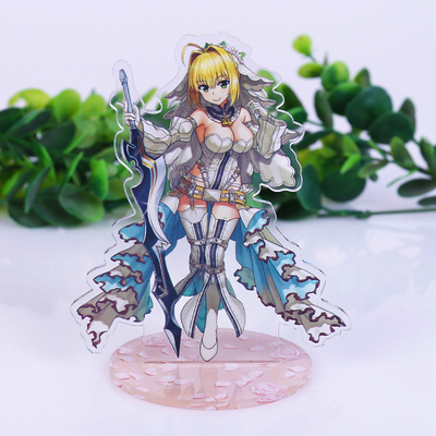 Özel Akrilik Ekran Yaratıcı Standee Anime Fotoğraf Baskılı Reklam Masa Standee